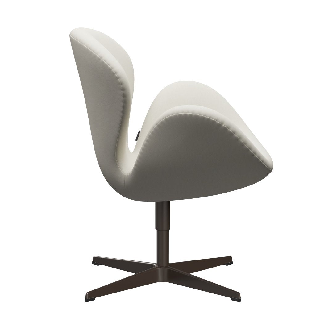 Fritz Hansen Swan Lounge Chair, Brown Bronz/Comfort Light Grey