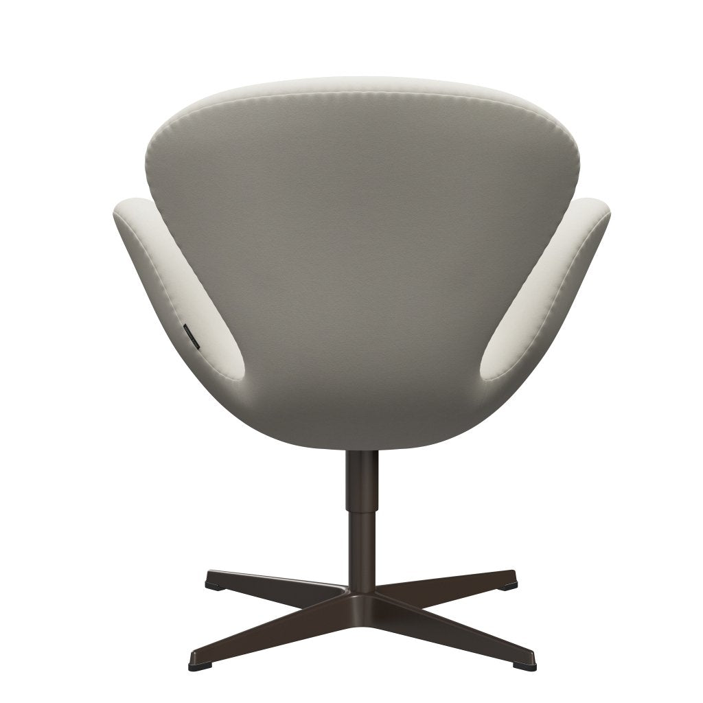 Fritz Hansen Swan Lounge Chair, Brown Bronz/Comfort Light Grey