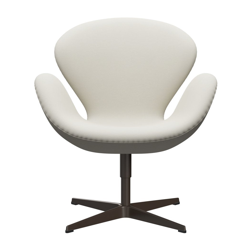 Fritz Hansen Swan Lounge Chair, Brown Bronz/Comfort Light Grey