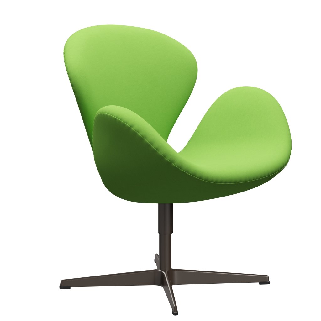 Lounge židle Fritz Hansen Swan, Brown Bronze/Comfort Light Green (68010)