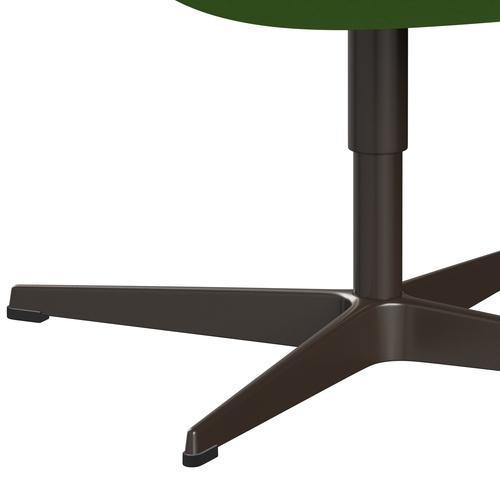 Lounge židle Fritz Hansen Swan, Brown Bronze/Comfort Light Green (68010)