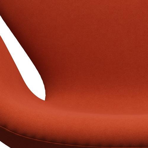 Lounge židle Fritz Hansen Swan, Brown Bronz/Comfort Rust Red (09055)