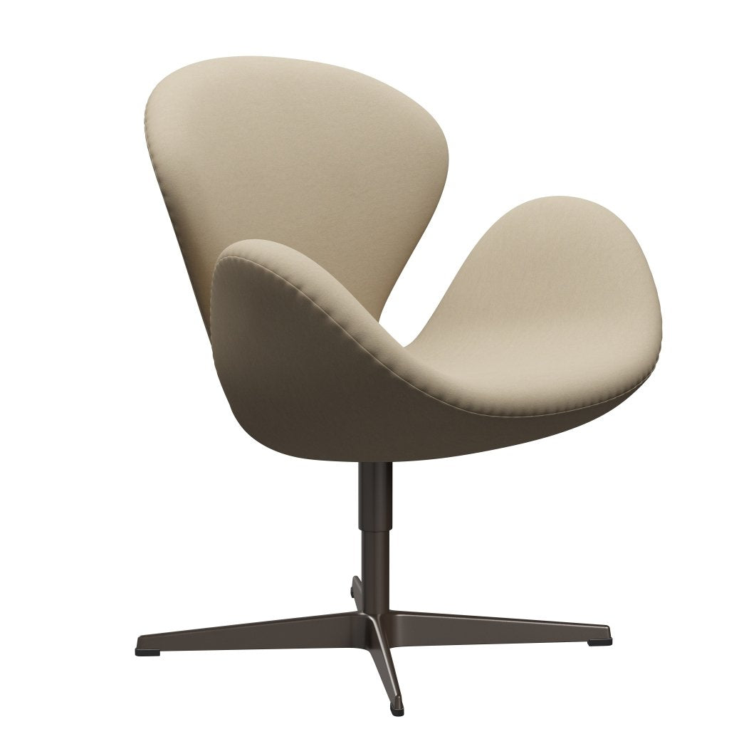 Lížina Fritz Hansen Swan Lounge, Brown Bronz/Comfort Sand Light (61002)