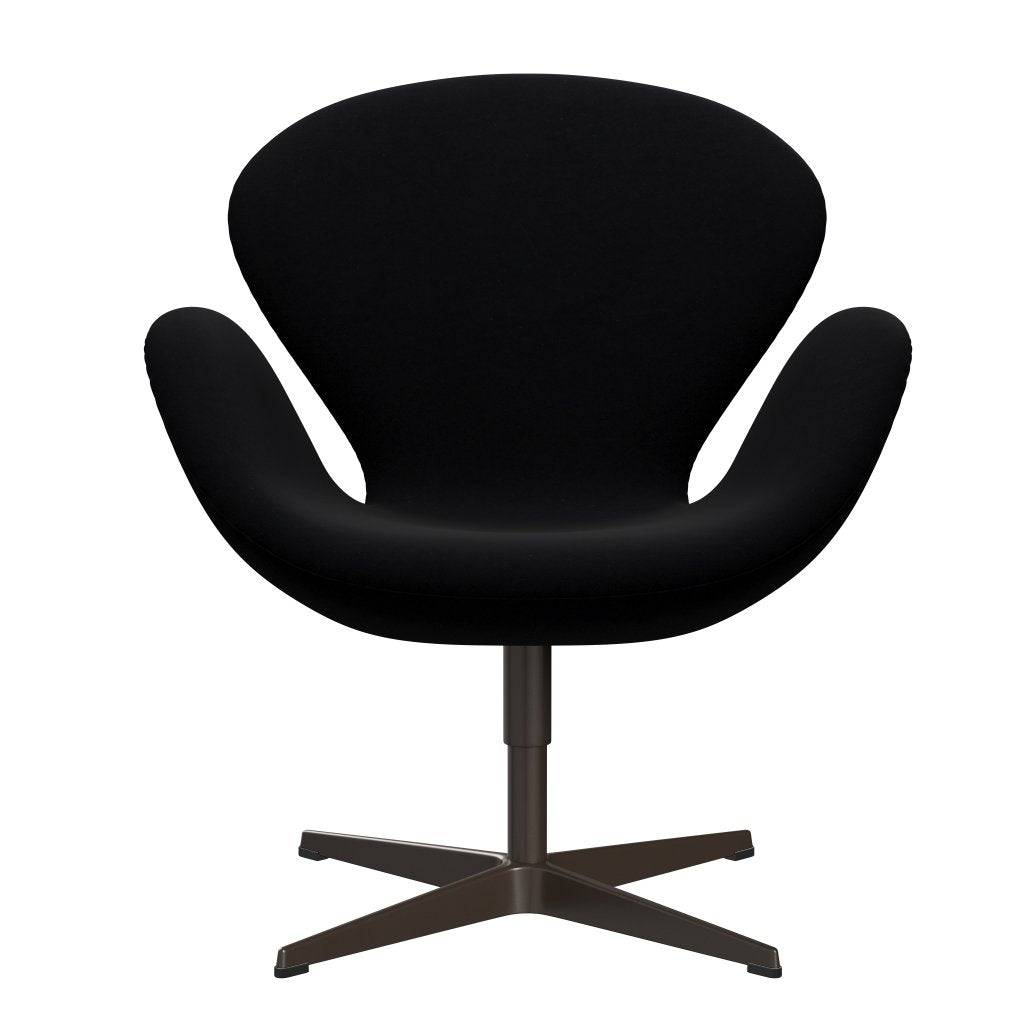 Lounge židle Fritz Hansen Swan, Brown Bronze/Comfort Black (00050)