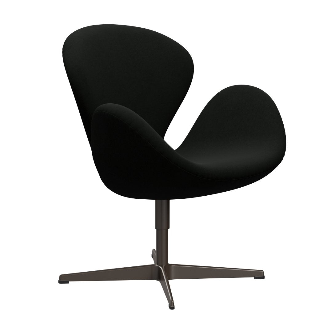 Lounge Fritz Hansen Swan Lounge, Brown Bronze/Comfort Black (60009)