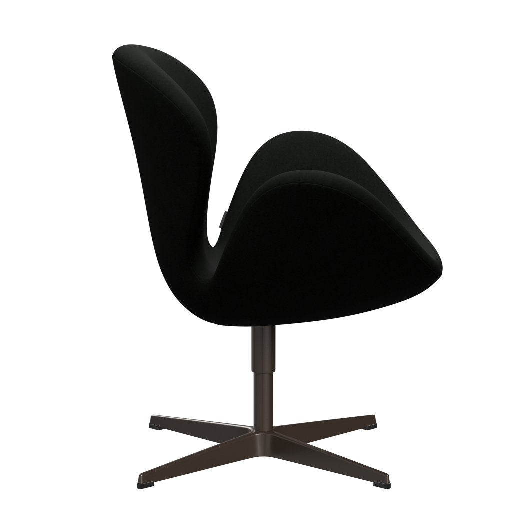 Lounge Fritz Hansen Swan Lounge, Brown Bronze/Comfort Black (60009)