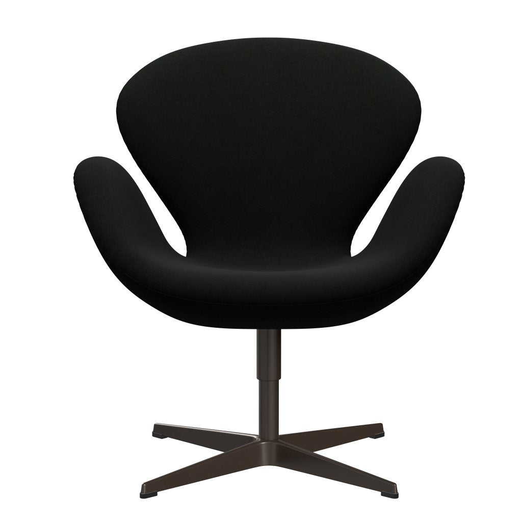 Lounge Fritz Hansen Swan Lounge, Brown Bronze/Comfort Black (60009)