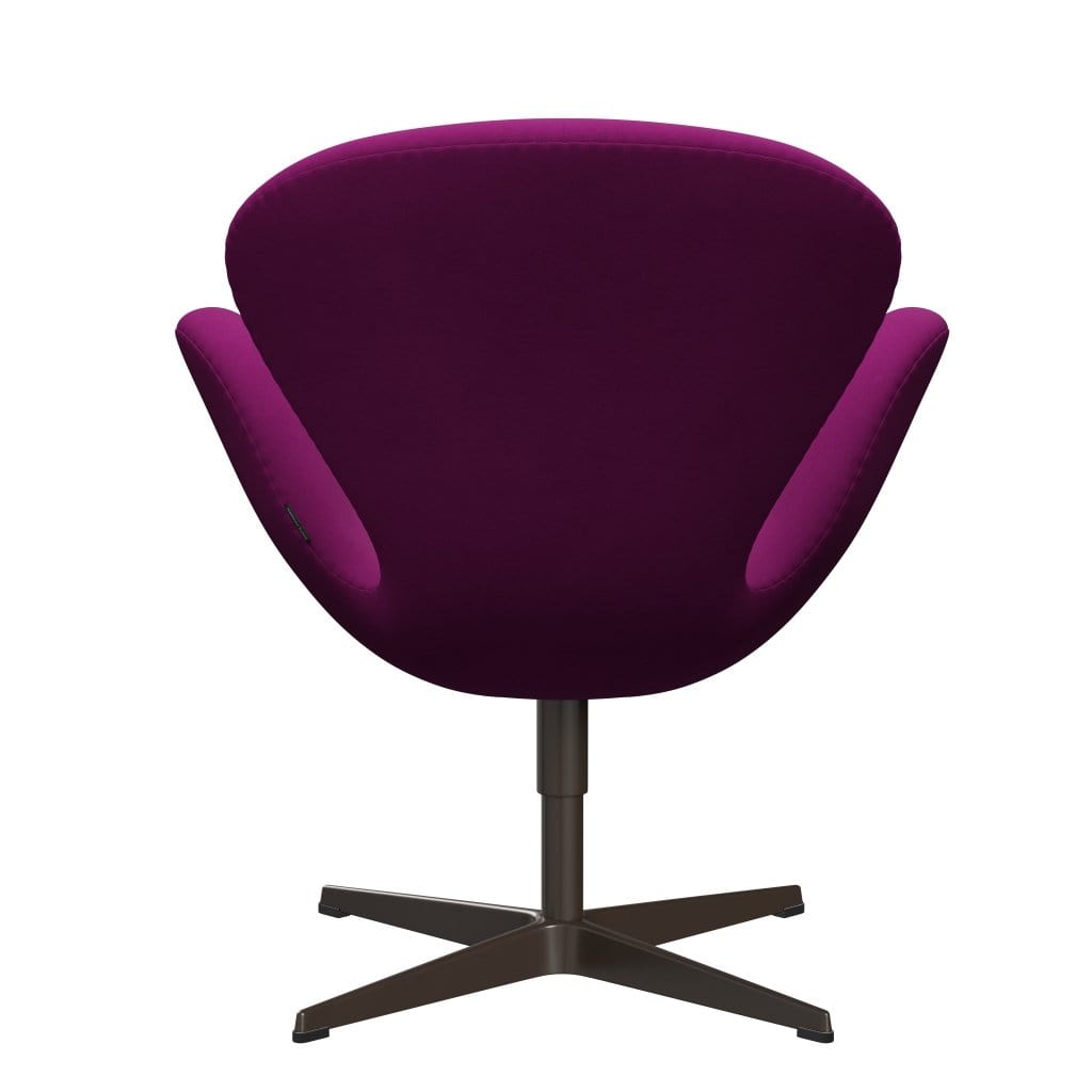 Fritz Hansen Swan Lounge Chair, Brown Bronz/Comfort Violet Light