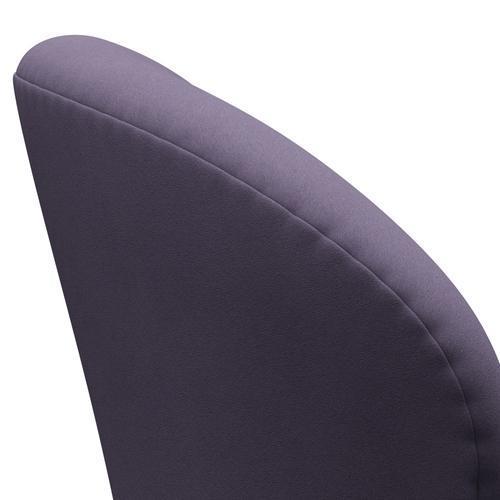 Fritz Hansen Swan Lounge Chair, Brown Bronz/Comfort Violet