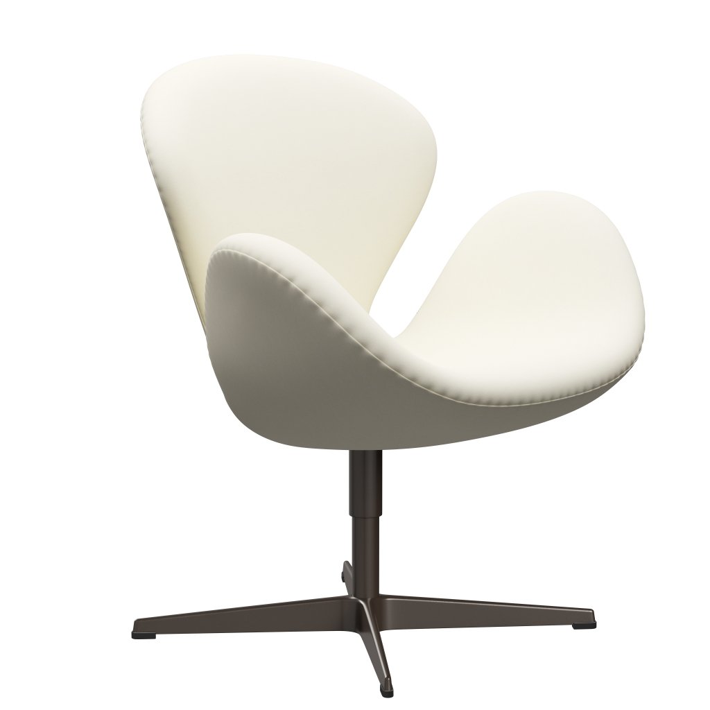 Fritz Hansen Swan Lounge Chair, Brown Bronz/Comfort White