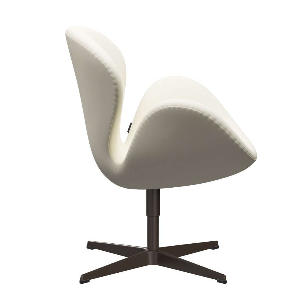 Fritz Hansen Swan Lounge Chair, Brown Bronz/Comfort White