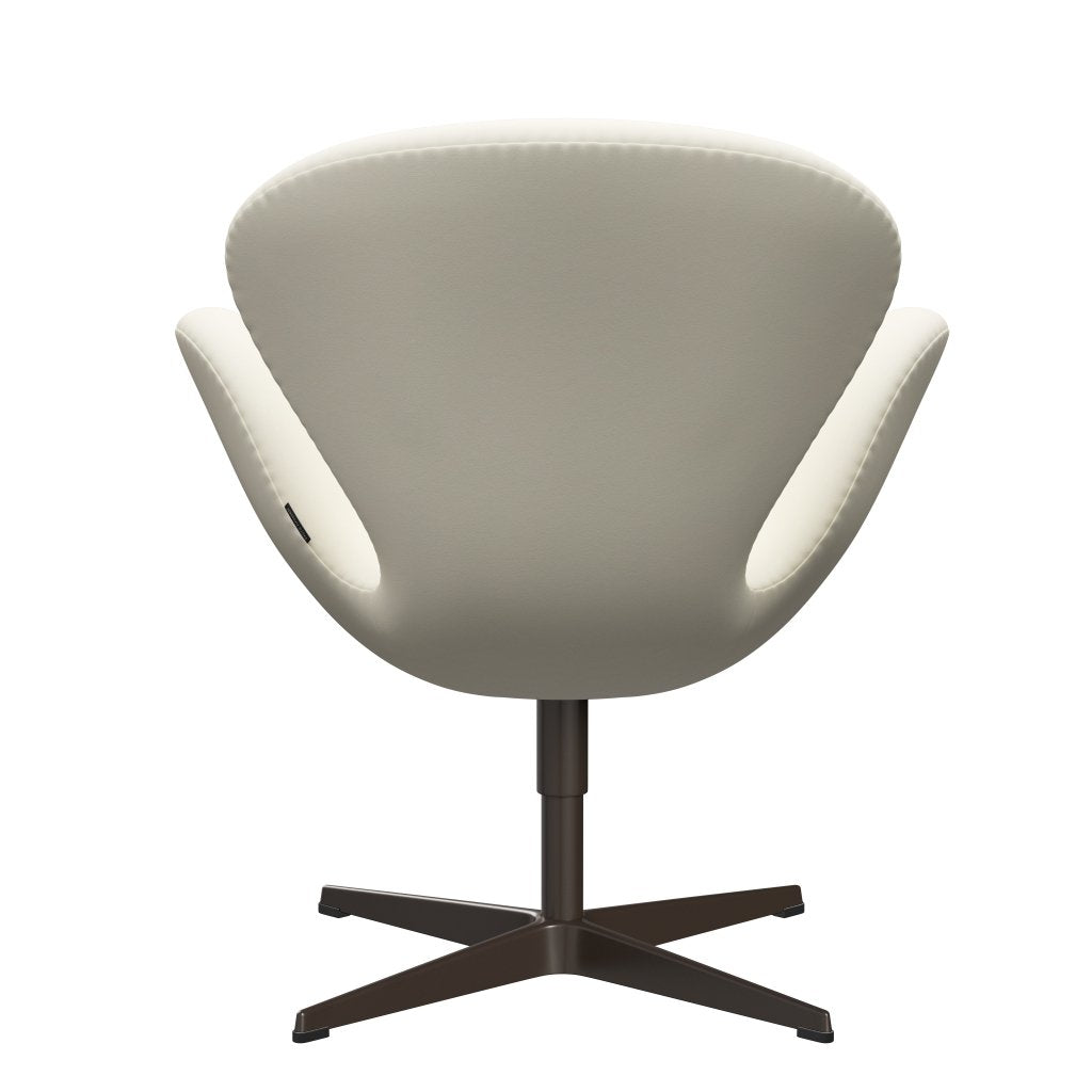 Fritz Hansen Swan Lounge Chair, Brown Bronz/Comfort White