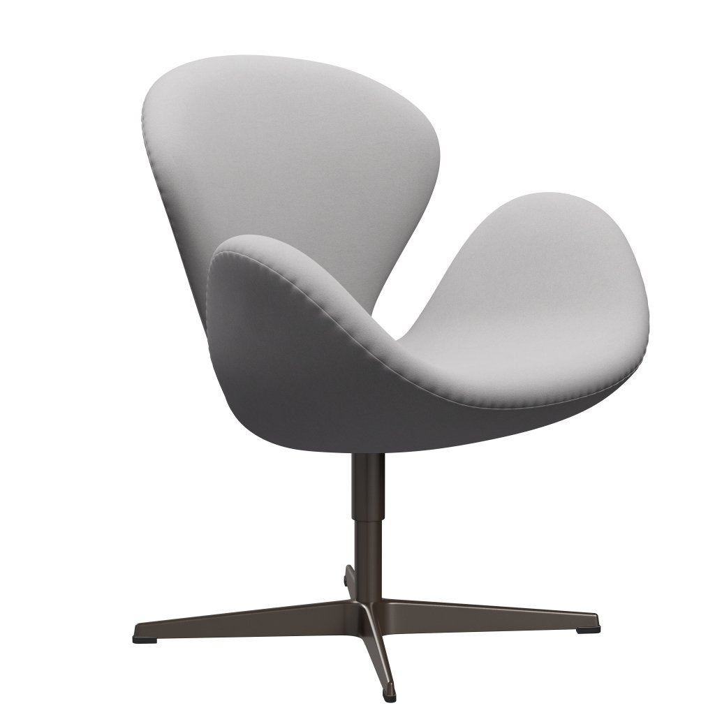 Fritz Hansen Swan Lounge Chair, Brown Bronz/Comfort White/Grey