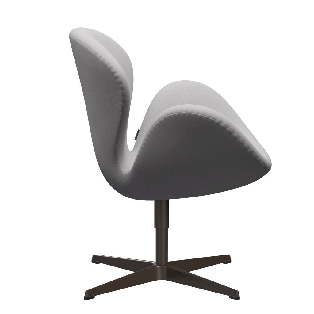 Fritz Hansen Swan Lounge Chair, Brown Bronz/Comfort White/Grey