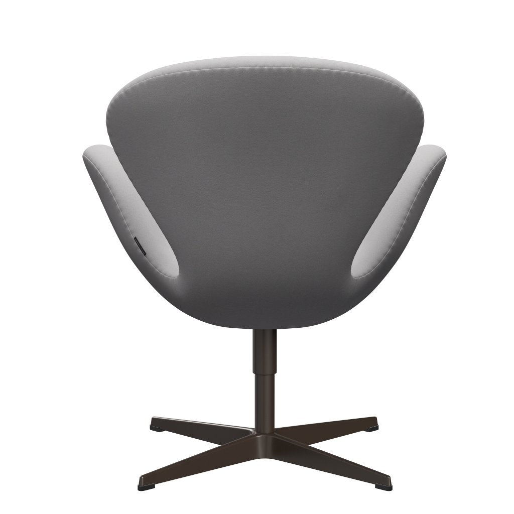 Fritz Hansen Swan Lounge Chair, Brown Bronz/Comfort White/Grey