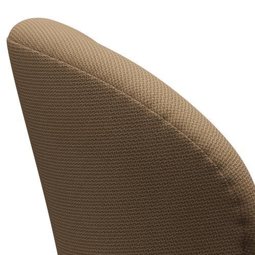 Fritz Hansen Swan Lounge Chair, hnědý bronz/Diablo zlatý písek