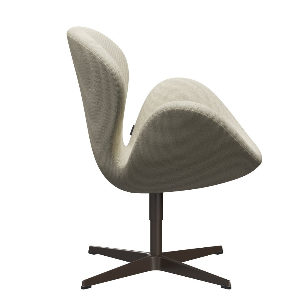 Fritz Hansen Swan Lounge Chair, Brown Bronz/Diablo Oatmeal