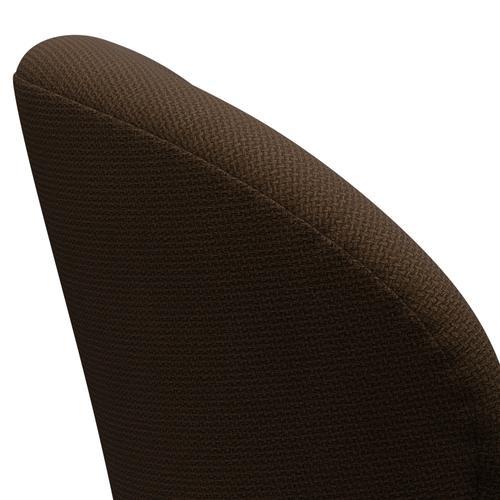 Fritz Hansen Swan Lounge Chair, Brown Bronze/Diablo Chestnut