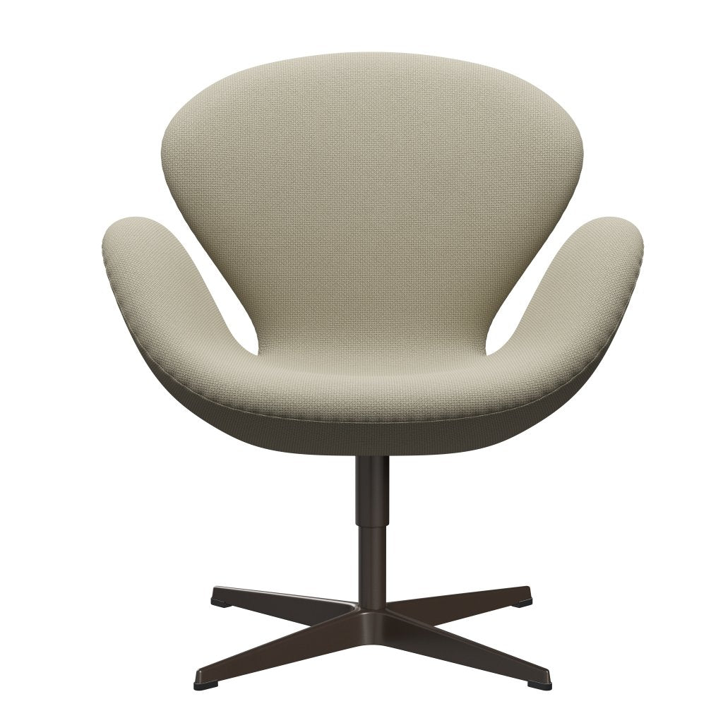 Fritz Hansen Swan Lounge Chair, hnědý bronz/diablo písek