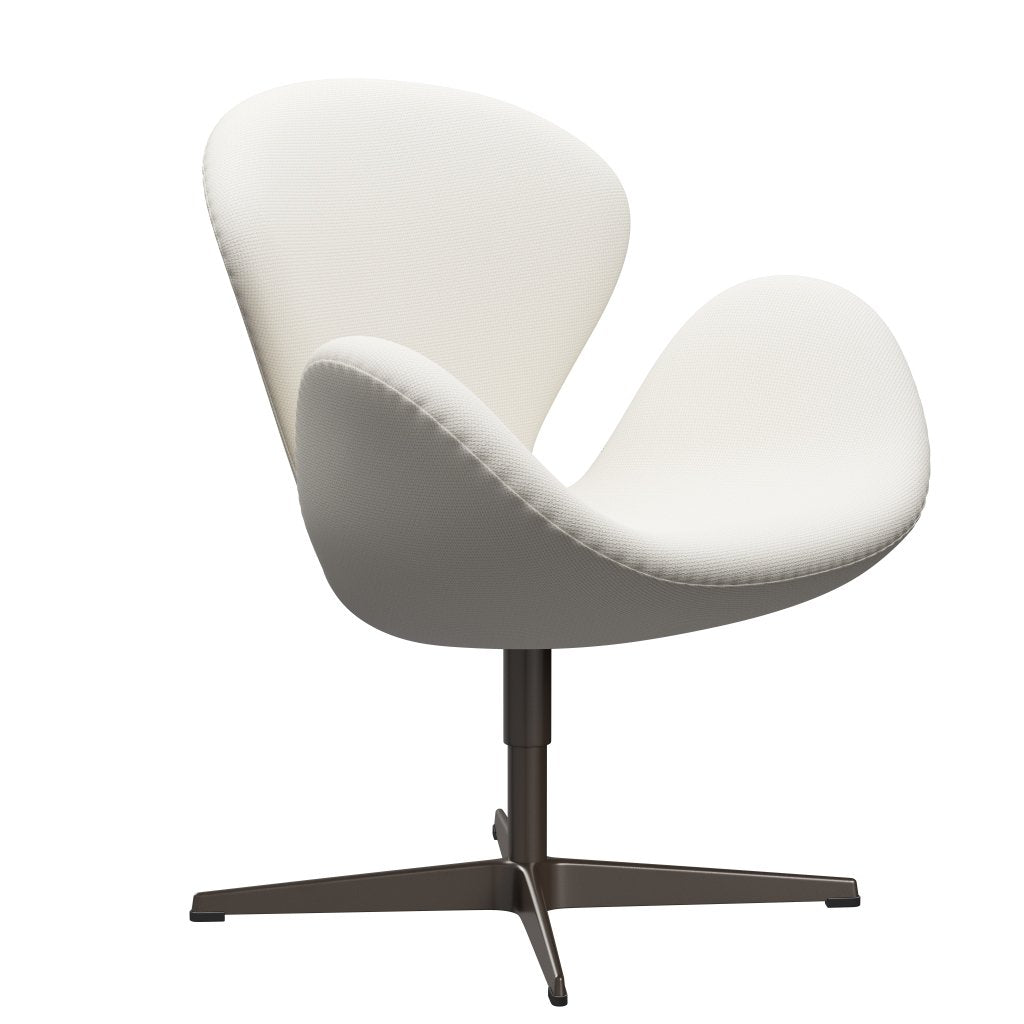 Fritz Hansen Swan Lounge Chair, Brown Bronz/Diablo Snow