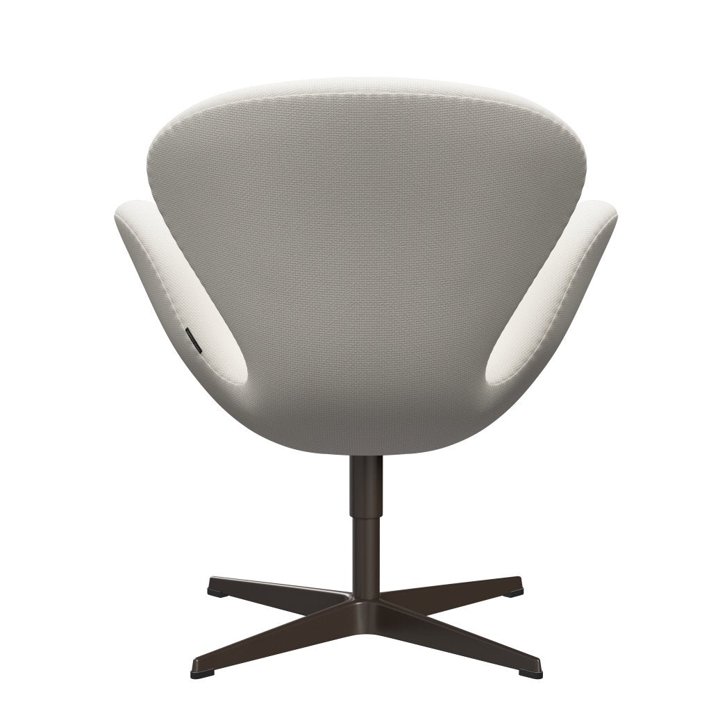 Fritz Hansen Swan Lounge Chair, Brown Bronze/Diablo Snow