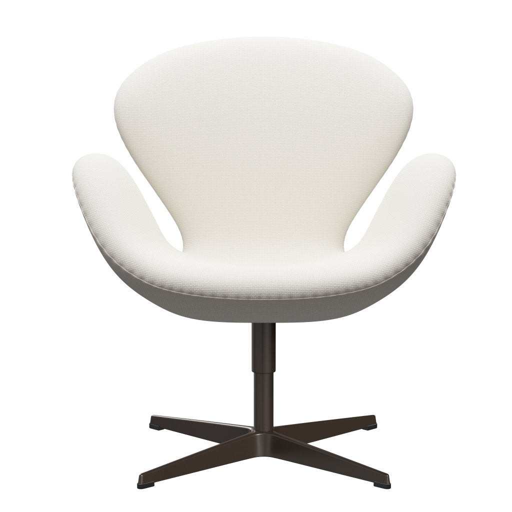 Fritz Hansen Swan Lounge Chair, Brown Bronz/Diablo Snow