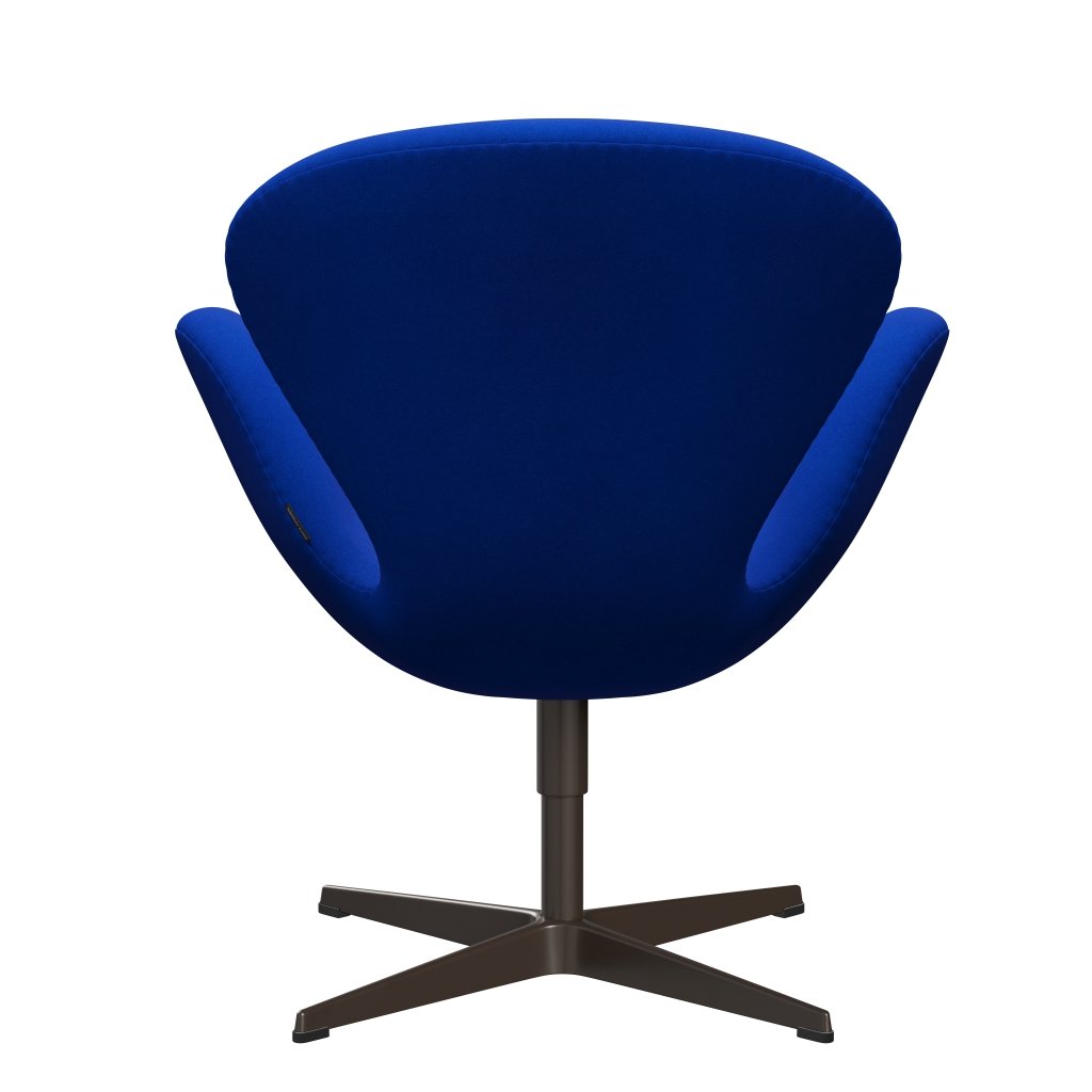 Lounge židle Fritz Hansen Swan, Brown Bronze/Divina Blue