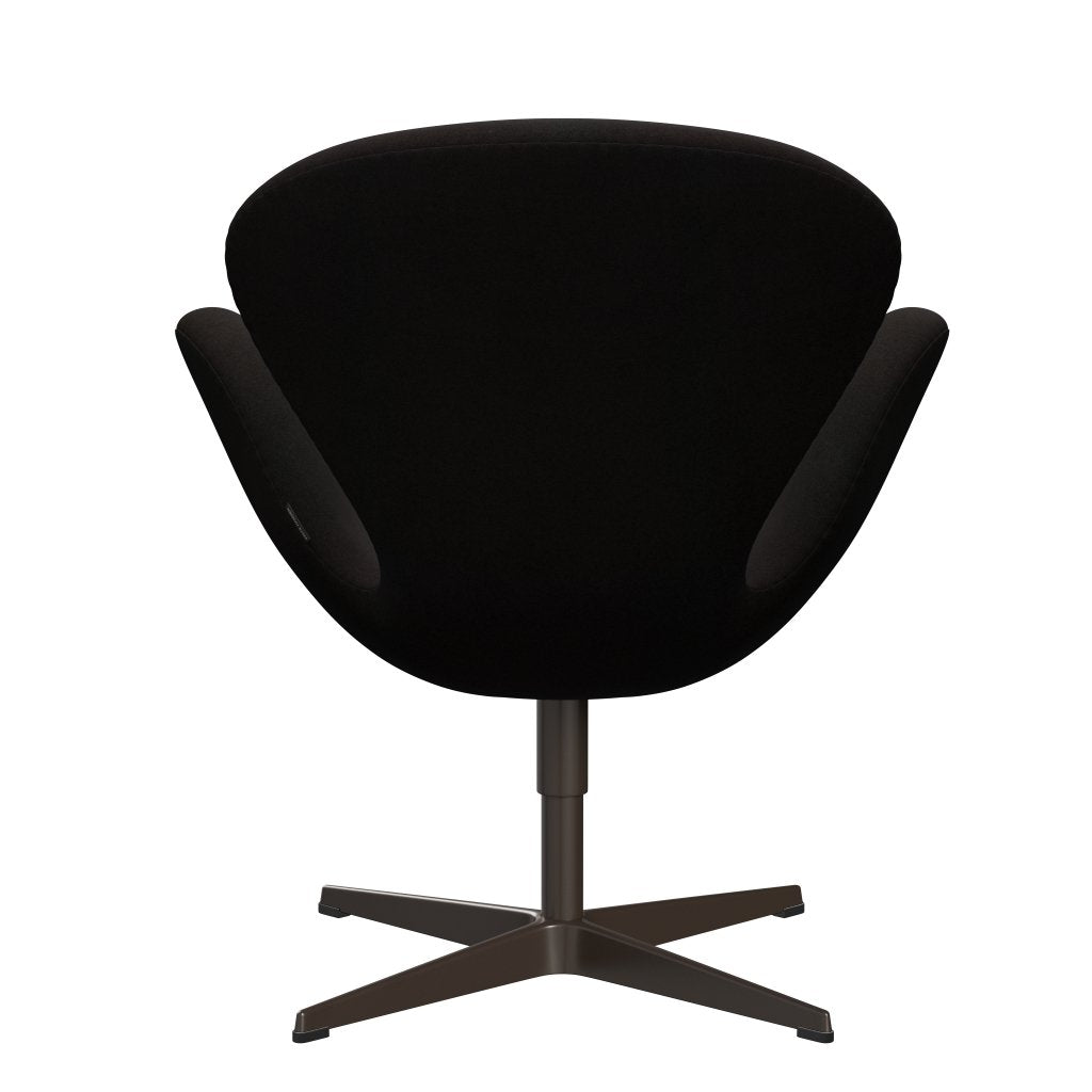 Lounge židle Fritz Hansen Swan, Brown Bronze/Divina Dark Brown (384)