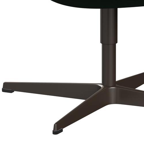 Lounge židle Fritz Hansen Swan, Brown Bronze/Divina Dark Green (876)