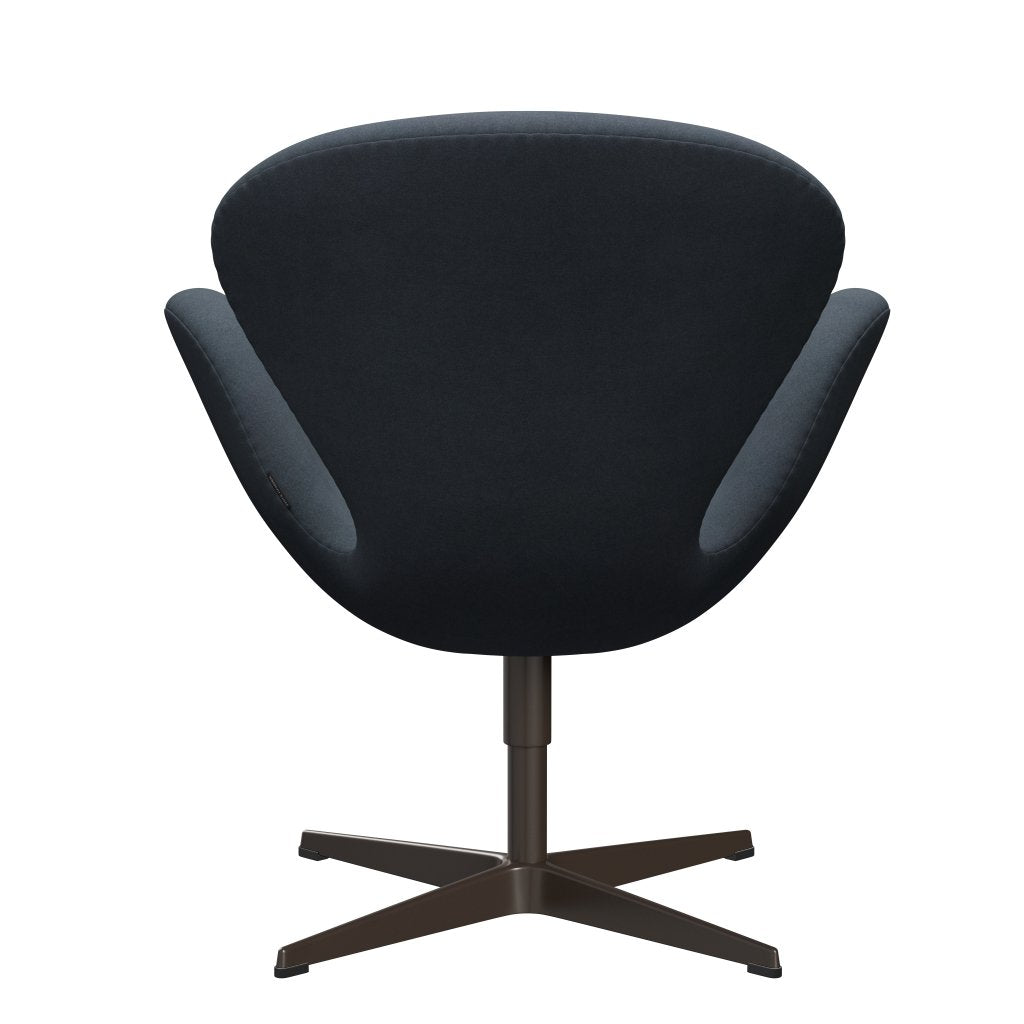 Fritz Hansen Swan Lounge Chair, Brown Bronze/Divina Grey