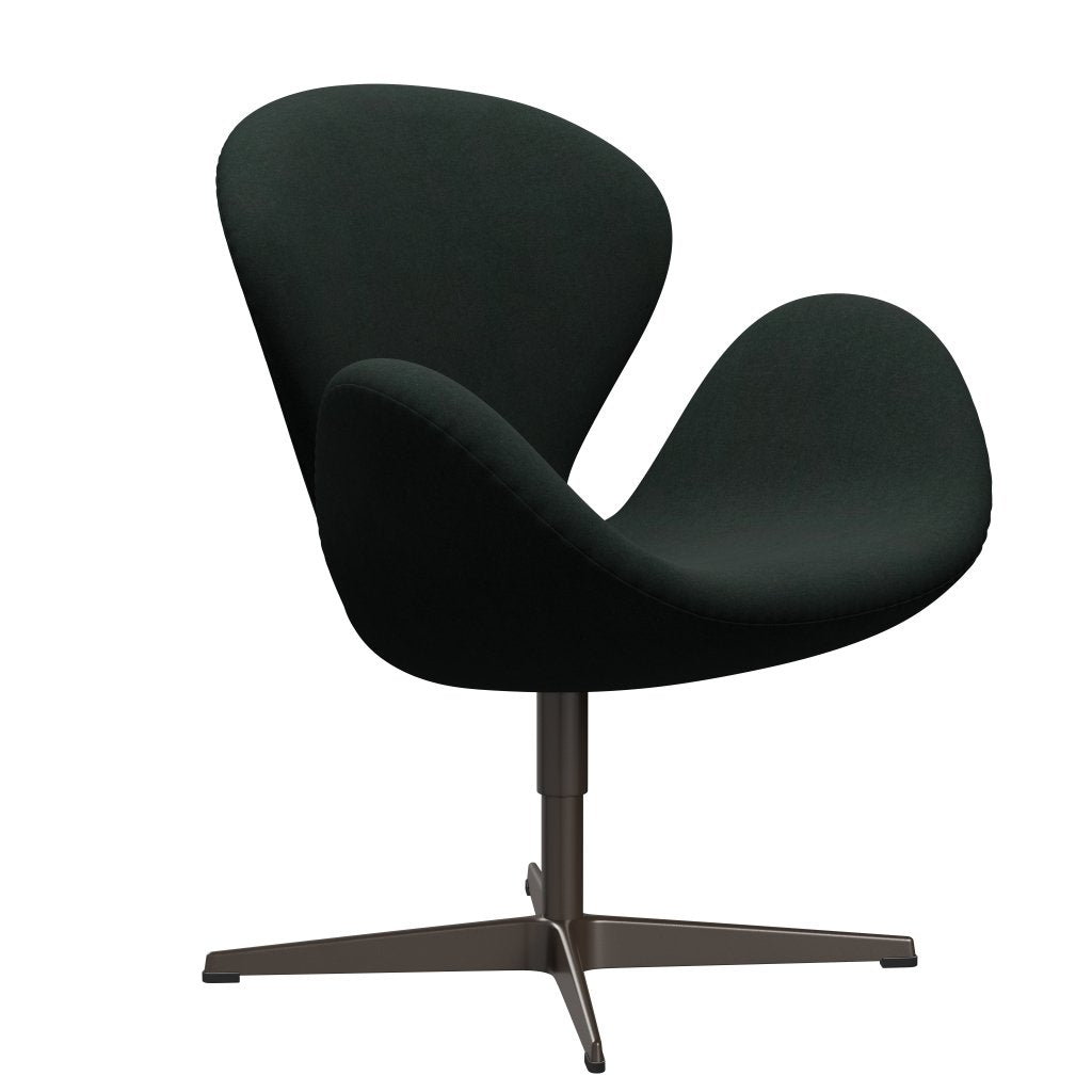 Lounge židle Fritz Hansen Swan, Brown Bronze/Divina Charcoal