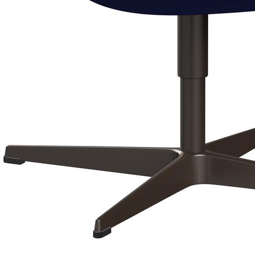 Lounge Fritz Hansen Swan Lounge, Brown Bronze/Divina melange Blue (747)