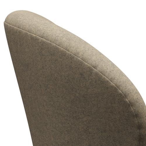 Šídle Fritz Hansen Swan Lounge, Brown Bronz/Divina Melange Gray Sand