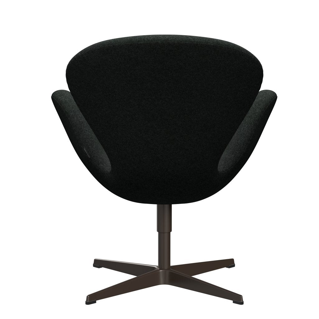 Fritz Hansen Swan Lounge Chair, Brown Bronz/Divina melange sůl a pepř