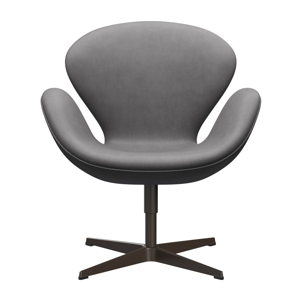 Fritz Hansen Swan Lounge Chair, Brown Bronze/Embrace Chocolate