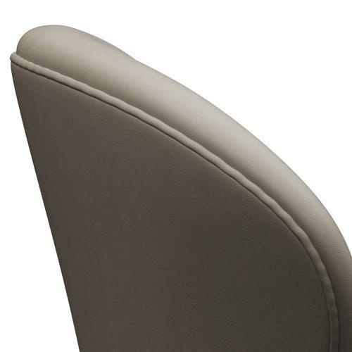 Fritz Hansen Swan Lounge Chair, Brown Bronz/Essential Light Grey