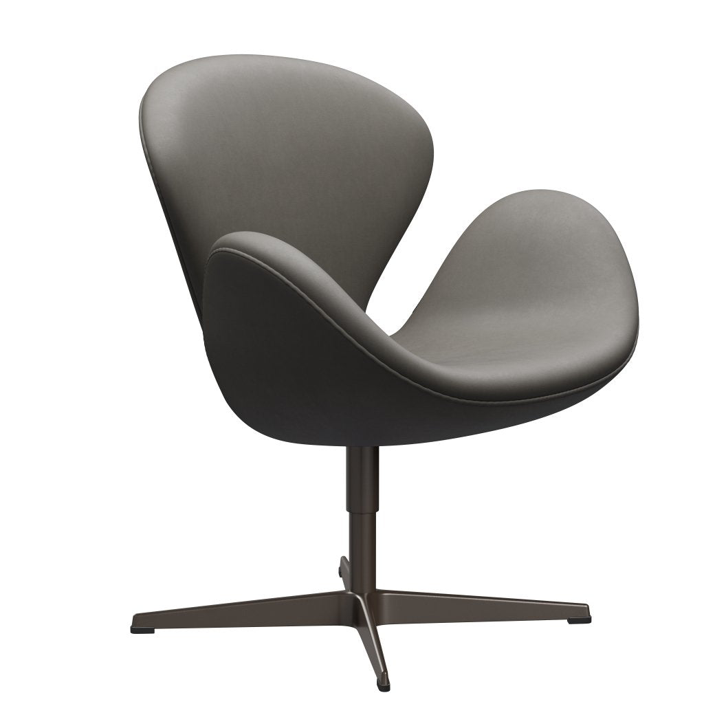 Lounge židle Fritz Hansen Swan, Brown Bronz/Essential Lava