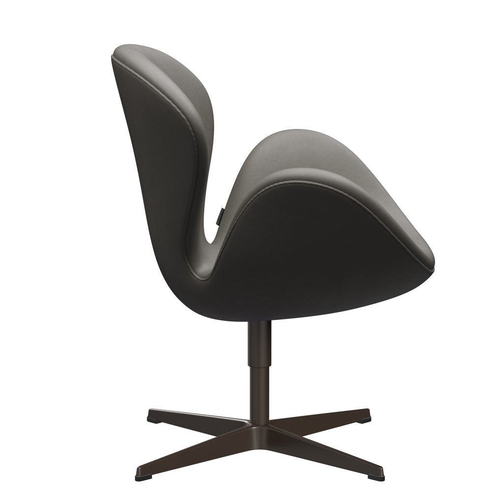 Lounge židle Fritz Hansen Swan, Brown Bronz/Essential Lava