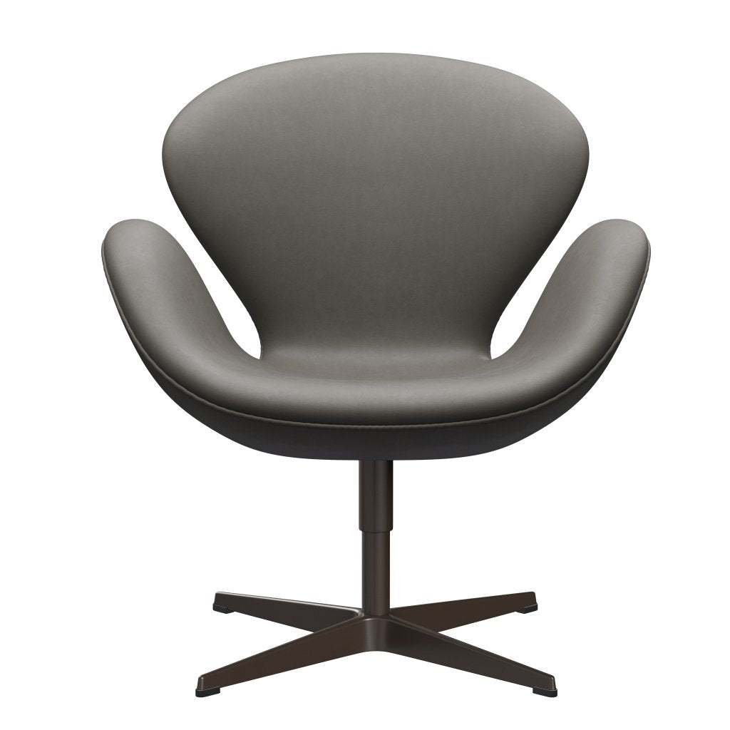 Lounge židle Fritz Hansen Swan, Brown Bronz/Essential Lava