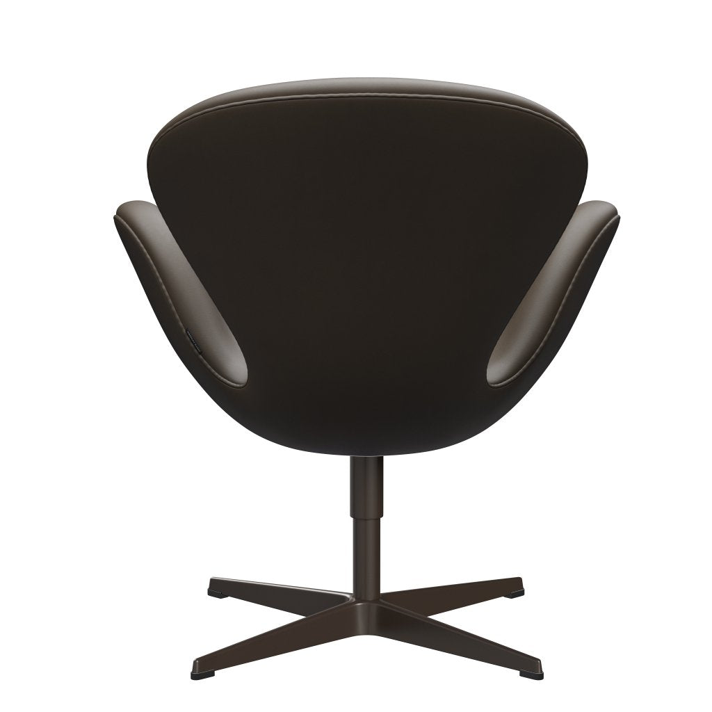 Fritz Hansen Swan Lounge Chair, Brown Bronz/Esencial Stone