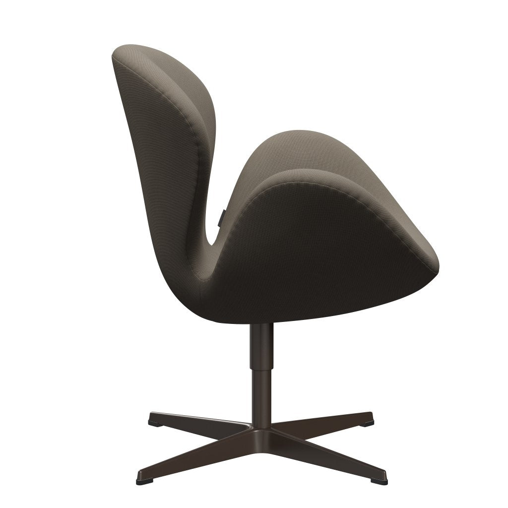 Židle Fritz Hansen Swan Lounge, Brown Bronz/Fame Beige (61003)