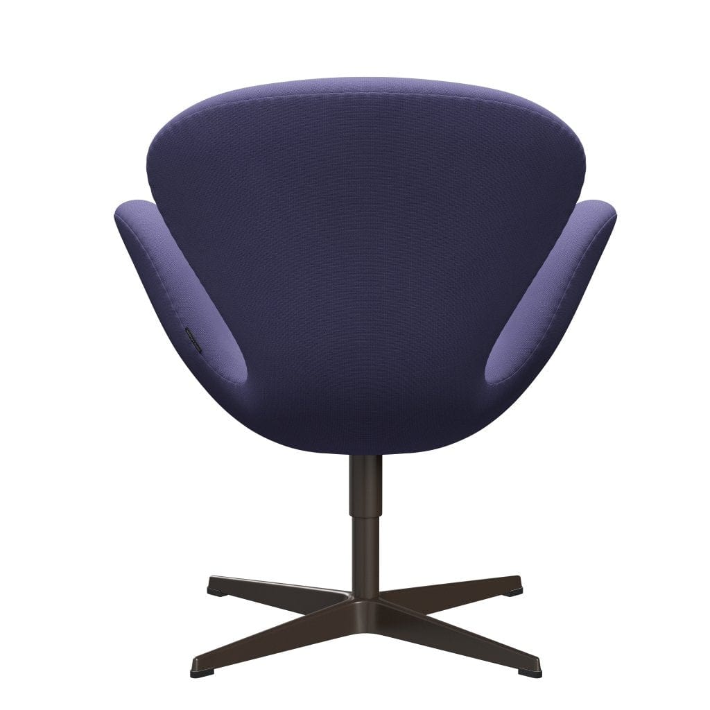 Fritz Hansen Swan Lounge Chair, Brown Bronz/Fame Blue Violet