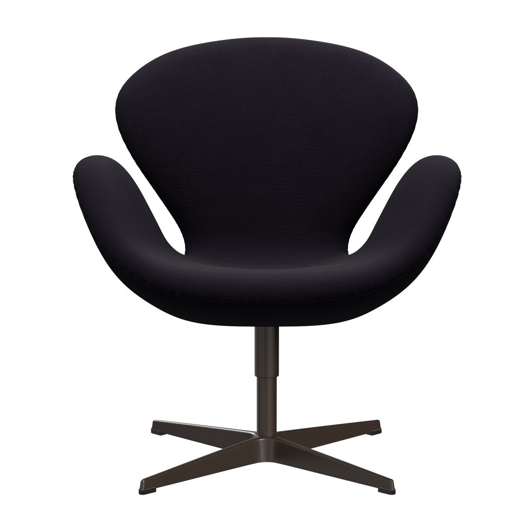 Fritz Hansen Swan Lounge Chair, Brown Bronze/sláva Bordeaux (64055)