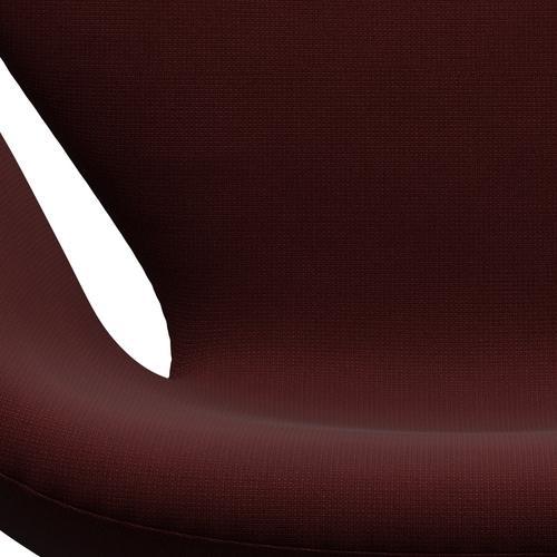 Fritz Hansen Swan Lounge Chair, Brown Bronz/sláva Dark Bordeaux