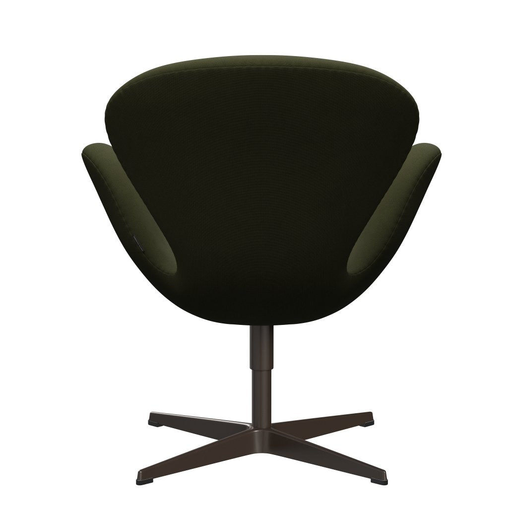 Fritz Hansen Swan Lounge Chair, Brown Bronz/sláva tmavě hnědá zelená