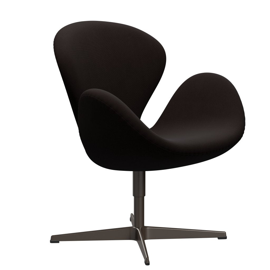 Fritz Hansen Swan Lounge Chair, Brown Bronz/sláva tmavě hnědá