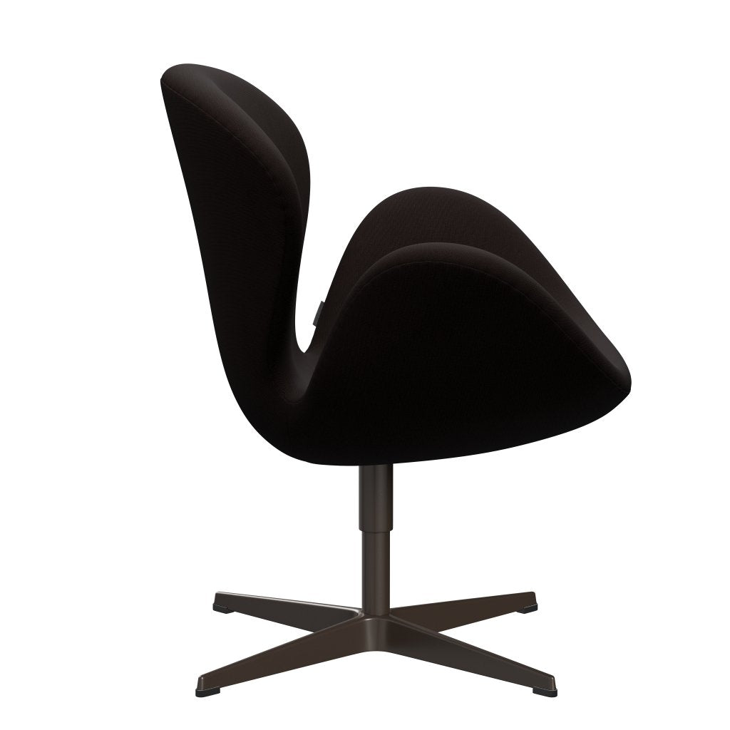 Fritz Hansen Swan Lounge Chair, Brown Bronz/sláva tmavě hnědá