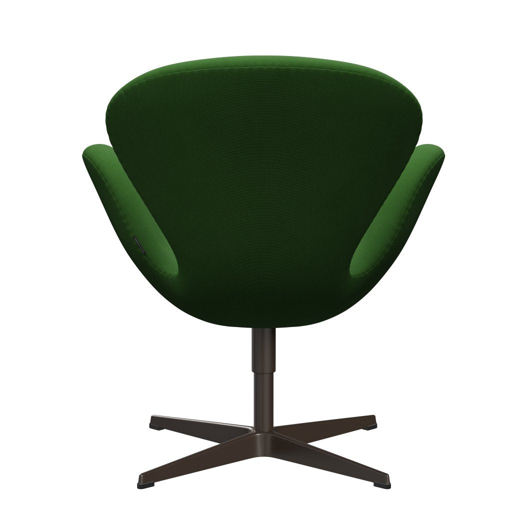 Fritz Hansen Swan Lounge Chair, Brown Bronz/Fame Grass Green