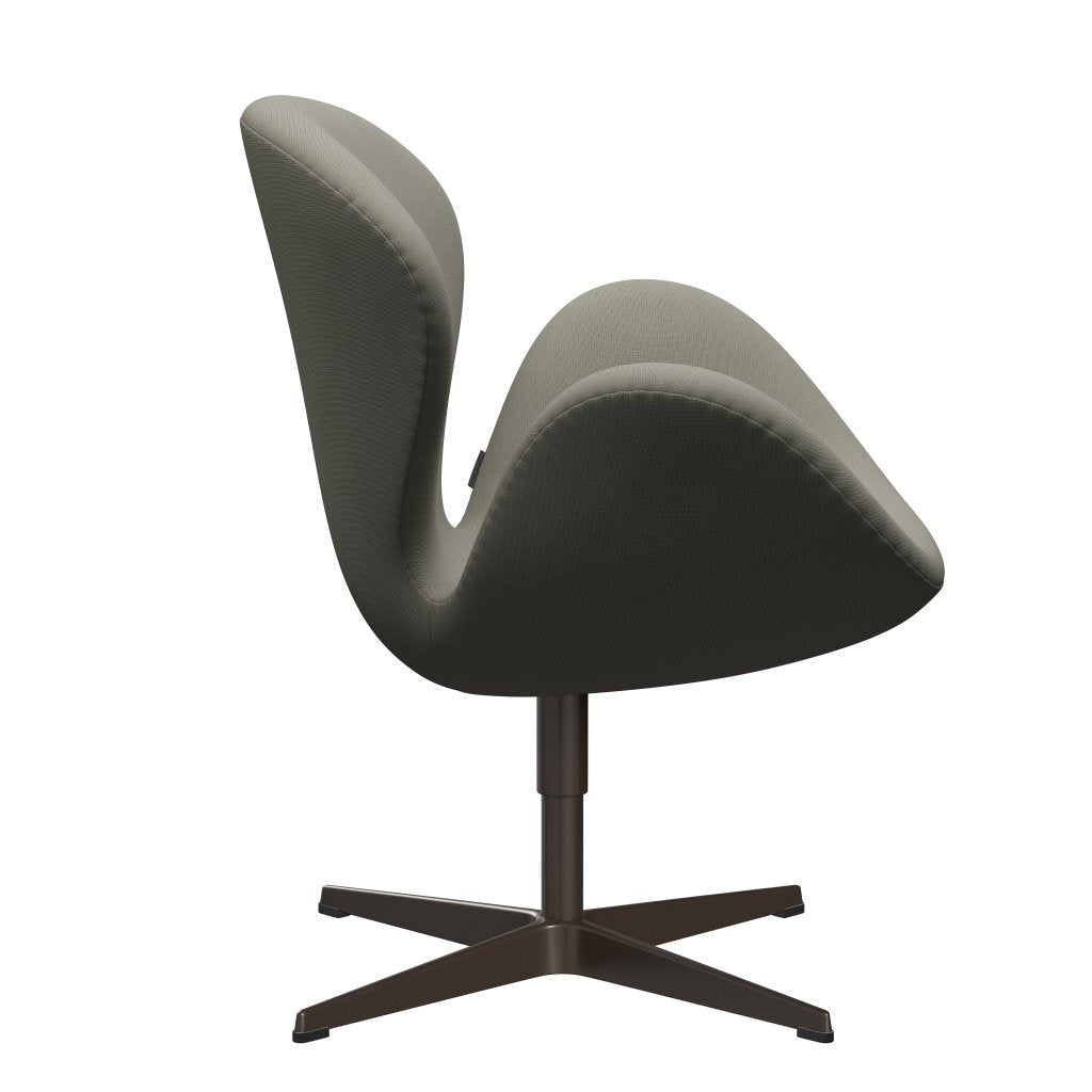 Fritz Hansen Swan Lounge Chair, Brown Bronze/sláva Grey (61136)