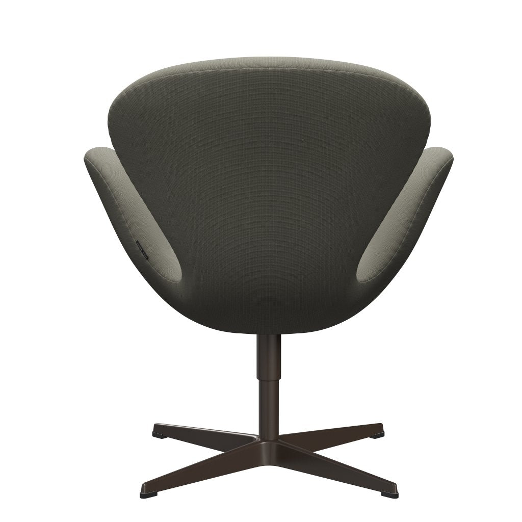 Fritz Hansen Swan Lounge Chair, Brown Bronze/sláva Grey (61136)